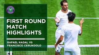 Rafael Nadal vs Francisco Cerundolo | First Round Highlights | Wimbledon 2022