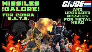 GI JOE CLASSIFIED REVIEW AND CUSTOM MISSILES FOR COBRA BATS AND METAL HEAD!!