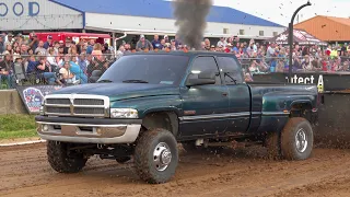 2023 Truck Pulling: Street Diesel Trucks: Williamstown Ky. Battle of The Bluegrass Pulling.