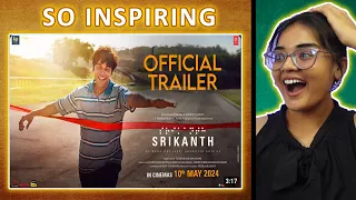 SRIKANTH (Official Trailer) REACTION | RAJKUMMAR RAO | JYOTIKA | ALAYA | Neha M.