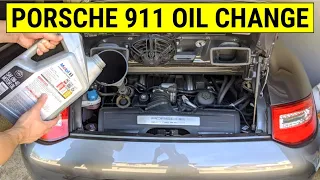 How to Change Engine Oil & Filter on a Porsche 911 (997 DIY Tutorial)