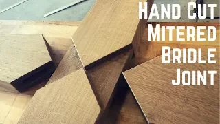 Make An LED Backlit Cross with Hand Cut Mitered Bridle Joinery | Woodworking | How To |