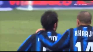 Inter Palermo 3 - 2 Highlights Ampia Sintesi SKY Sport HD 30-01-2011 Serie A PARTITA INCREDIBILE