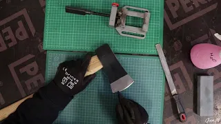 New Ax Sharpening | Uuden Kirveen Teroitus