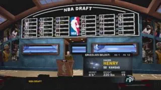 NBA 2K11 My Player - 1st Round Pick #12 In Only 3 Games Feat. My Scoring SF | iPodKingCarter