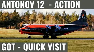 ANTONOV 12 AT GOT | CLASSIC AVIATION | AIRPORT ACTION | Plane spotting | AN-12 | Start & Takeoff