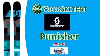 Тесты горных лыж. Scott Punisher 110 (2015-16 год).