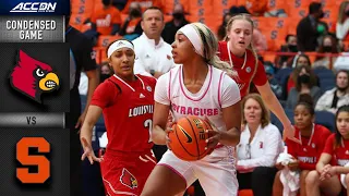 Louisville vs. Syracuse Condensed Game | 2021-22 ACC Women’s Basketball