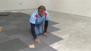 Carpet Tile Installation - How To Install Carpet Tile With Glue