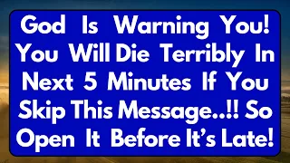 11:11🛑God Says; Warning! You Will Die Terribly In Next 5 Minutes If 🙏Gods Message #jesusmessage #god