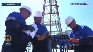 Андижонда нефт қазиб олиш ишлари бошланди