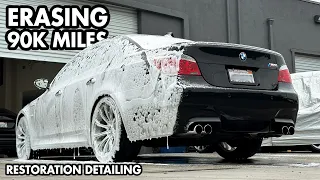 BMW M5 E60 // How we ERASE 90k miles & 17 Years by Restoration Detailing