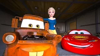 Elsa Unfreezes FROZEN Mater | Act of True Friendship | Cars Toys Movies Animated Short EPISODE 20