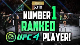 FACING THE #1 RANKED PS4 UFC 4 PLAYER!!!!!!!! (DARKEXILELD)