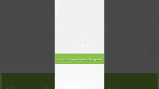1-How to change keyboard language #pc  #keyboard #windows11 #windows10 #laptop #computer #hp#shorts