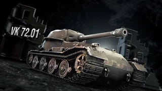 World of Tanks самый мощный тяж wot VK 72 01K!!! Легко затащил бой!!!