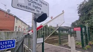 Dunmurry Meeting House Lane Level Crossing (Belfast) Thursday September 30.09.2021