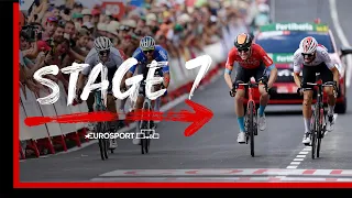 Emotional Herrada wins stage as Wright denied AGAIN | 2022 Vuelta a España - Stage 7 Highlights