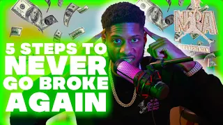 5 EASY steps to NEVER go broke again (how to come up from ROCK BOTTOM‼️)