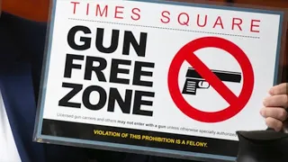 This is the Times Square Gun Free Zone