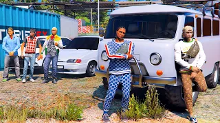 РЕАЛЬНЫЕ ПАЦАНЫ В GTA 5 - ПРИЕХАЛИ НА СТРЕЛУ! ТОЛПА ПОБИЛА МЕНЯ И ГАРВИНА! МЫ В БОЛЬНИЦЕ! 🌊ВОТЕР