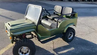 125cc Mini jeep Golf Cart Mini Truck Lifted Elite Edition for Sale