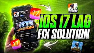 iOS 17 BGMI Lag Solution🔥 8 Tips | iPhone XR,11,12,13,14 Lag Fixed 100% | iOS 17 bgmi lag