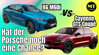 Der NEUE BMW X6 M60i xDrive vs. PORSCHE CAYENNE GTS Coupe | Wer MACHT das RENNEN?