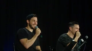 Chris Wood and Michael Malarkey Vampire Diaries Convention #TVDburbank