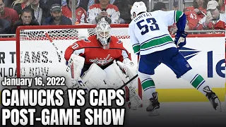 Canucks vs Capitals Post-Game Show (January 16, 2022)