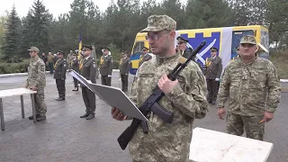 У Покровському районі прийняли присягу резервісти батальйону територіальної оборони