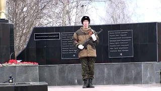 В почетном карауле. ТК «Первый Советский»