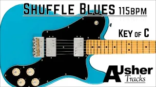 Rockin' Shuffle Blues in C jam track | Guitar Backing Track