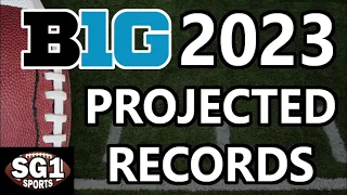 Big Ten Projected Records for 2023