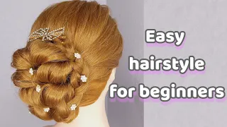 A new easy trick to get an elegant hairstyle for weddings