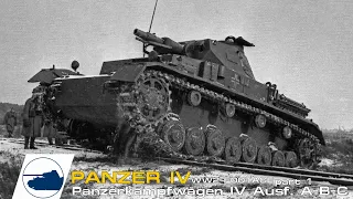 WW2 Panzer IV Ausf. A - B - C footage - Panzerkampfwagen IV. pt1.