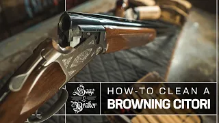 Browning Citori Shotgun // How to Clean and Disassemble