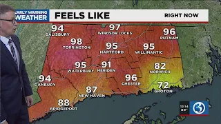 FORECAST: Heat wave continues today with a chance for storms