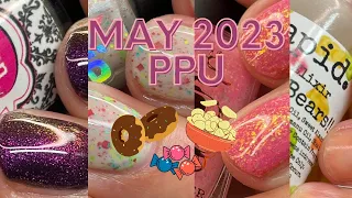 May 2023 Polish Pick Up | Theme: Junk Food | Live Swatches