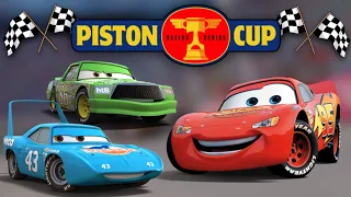 Disney Cars - All 36 Piston Cup Racers | Crazy Cars 7