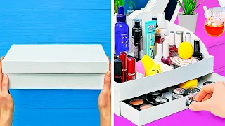 25 Smart Organization Hacks For Your Home || Space Saving And Folding Tips