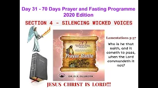 Day 31 Prayers   MFM 70 Days Prayer and Fasting Programme 2020 Edition