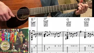 Penny Lane by The Beatles (FREE Fingerstyle Tab PDF)