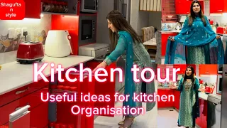 Kitchen Tour | Useful ideas for kitchen Organisation| #kitchenitems #kichenorganizationtipsandhacks