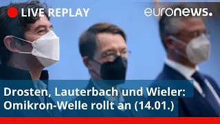 Lauterbach und Wieler zum Omikron-Infektionsgeschehen in Deutschland