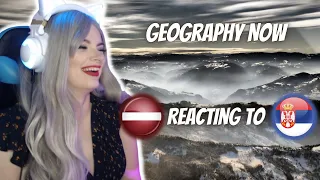 Latvian reacting to "Geography Now! SERBIA!" | Gamer girl react