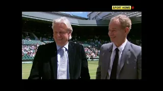 Borg & McEnroe Interview At Wimbledon