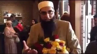 JUNAID JAMSHED IN AMERICA (USA) with KHALA FOZIA QASOORI