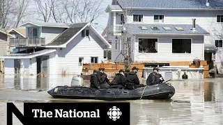 Quebec battles floodwaters