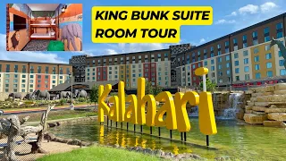 Kalahari Resorts Round Rock King Bunk Suite Room Tour